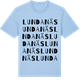 Blue Soul t-shirt med Lundanäs ordlek t-shirt