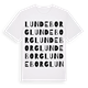Lundeborg ordlek t-shirt