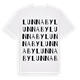 Lunnaby ordlek t-shirt