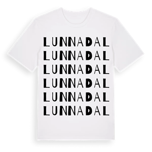 Lunnadal ordlek t-shirt – ekologisk bomull t-shirt från Pinshirt