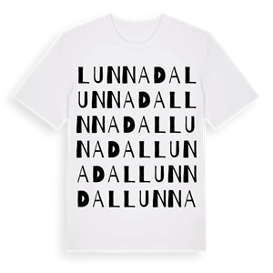 Lunnadal ordlek t-shirt – ekologisk bomull t-shirt från Pinshirt