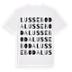 Lusseboda ordlek t-shirt