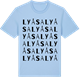 Blue Soul t-shirt med Lyåsa ordlek t-shirt