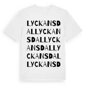 Lyckansdal ordlek t-shirt – ekologisk bomull t-shirt från Pinshirt