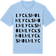 Blue Soul t-shirt med Lycksholm ordlek t-shirt