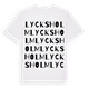 Lycksholm ordlek t-shirt