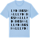 Blue Soul t-shirt med Lydingshall ordlek t-shirt
