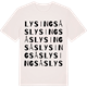 Vintage White t-shirt med Lysingsås ordlek t-shirt