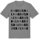 Mid Heather Gray t-shirt med Magnusdal ordlek t-shirt