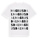 Magnusdal ordlek t-shirt