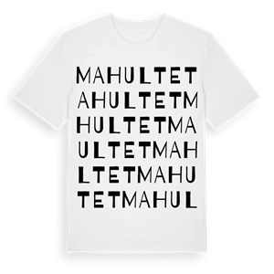 Mahultet ordlek t-shirt – ekologisk bomull t-shirt från Pinshirt