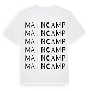 Main Camp ordlek t-shirt – ekologisk bomull t-shirt från Pinshirt