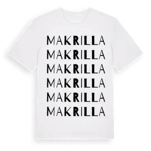 Makrilla ordlek t-shirt – ekologisk bomull t-shirt från Pinshirt