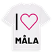 Jag älskar Måla t-shirt stort tryck