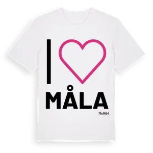 Jag älskar Måla t-shirt stort tryck – ekologisk bomull t-shirt från Pinshirt