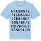 Blue Soul t-shirt med Målensås ordlek t-shirt
