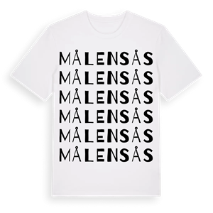 Målensås ordlek t-shirt – ekologisk bomull t-shirt från Pinshirt