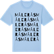 Blue Soul t-shirt med Målerås ordlek t-shirt