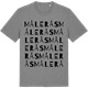 Mid Heather Gray t-shirt med Målerås ordlek t-shirt