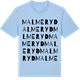 Blue Soul t-shirt med Malmeryd ordlek t-shirt