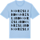 Blue Soul t-shirt med Mamreslund ordlek t-shirt