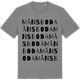 Mid Heather Gray t-shirt med Månsboda ordlek t-shirt