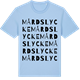 Blue Soul t-shirt med Mårdslycke ordlek t-shirt