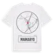 White t-shirt med Markaryd t-shirt