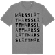 Mid Heather Gray t-shirt med Mårsslätt ordlek t-shirt