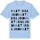 Blue Soul t-shirt med Martinslund ordlek t-shirt