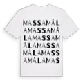 Massamåla ordlek t-shirt