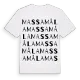 Massamåla ordlek t-shirt