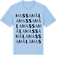 Blue Soul t-shirt med Massamåla ordlek t-shirt