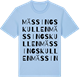 Blue Soul t-shirt med Mässingskullen ordlek t-shirt