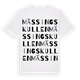 Mässingskullen ordlek t-shirt