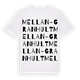 Mellan-Granhult ordlek t-shirt