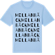 Blue Soul t-shirt med Mellanbäck ordlek t-shirt