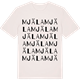 Vintage White t-shirt med Mjäla ordlek t-shirt