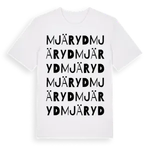 Mjäryd ordlek t-shirt – ekologisk bomull t-shirt från Pinshirt