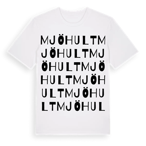Mjöhult ordlek t-shirt – ekologisk bomull t-shirt från Pinshirt