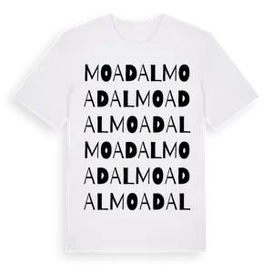 Moadal ordlek t-shirt – ekologisk bomull t-shirt från Pinshirt