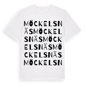 Möckelsnäs ordlek t-shirt – ekologisk bomull t-shirt från Pinshirt