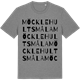 Mid Heather Gray t-shirt med Möcklehultsmåla ordlek t-shirt