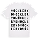 White t-shirt med Möckleryd ordlek t-shirt