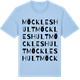 Blue Soul t-shirt med Möckleshult ordlek t-shirt