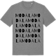 Mid Heather Gray t-shirt med Modala ordlek t-shirt