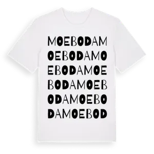 Moeboda ordlek t-shirt – ekologisk bomull t-shirt från Pinshirt