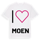 Jag älskar Moen t-shirt stort tryck