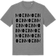 Mid Heather Gray t-shirt med Moen ordlek t-shirt