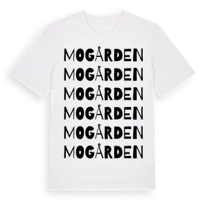 Mogården ordlek t-shirt – ekologisk bomull t-shirt från Pinshirt